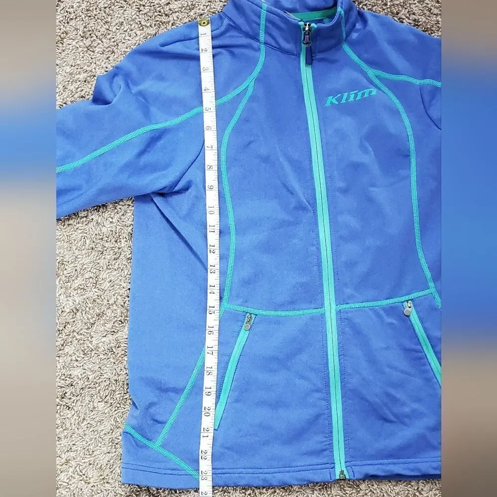 Klim Blue & Green Full Zip Jacket - Picture 3 of 6
